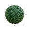 12in. UV Resistant Artificial Boxwood Ball (Indoor/Outdoor) - Set of 2